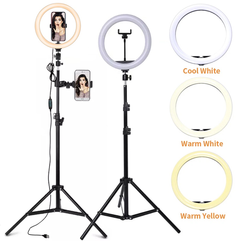 6/10/12 Inch LED Selfie Ring L - Auto Tracking Tripod 评论和价格