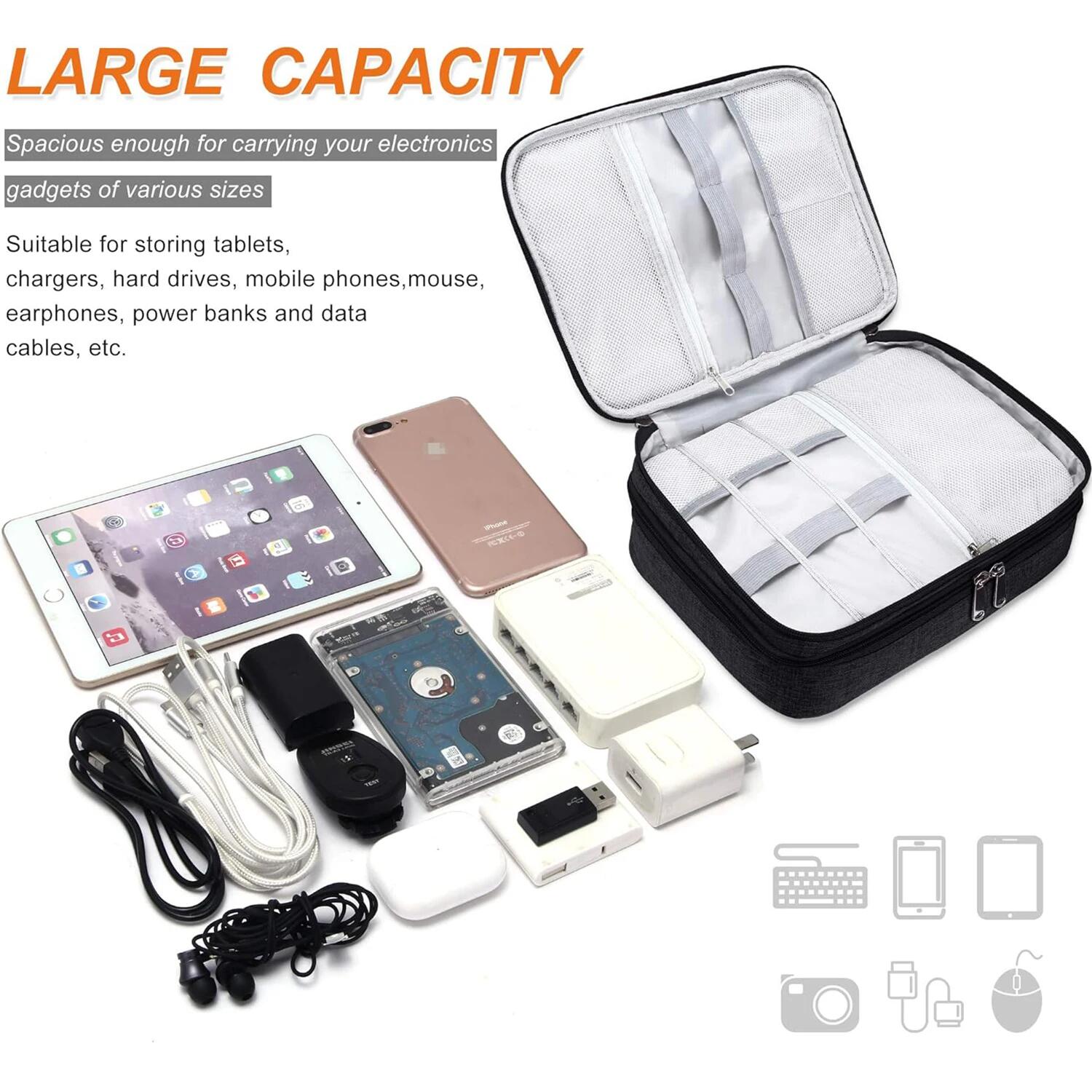 Portable Digital Storage Bag U - Electronics Gadgets Bag 评论和价格
