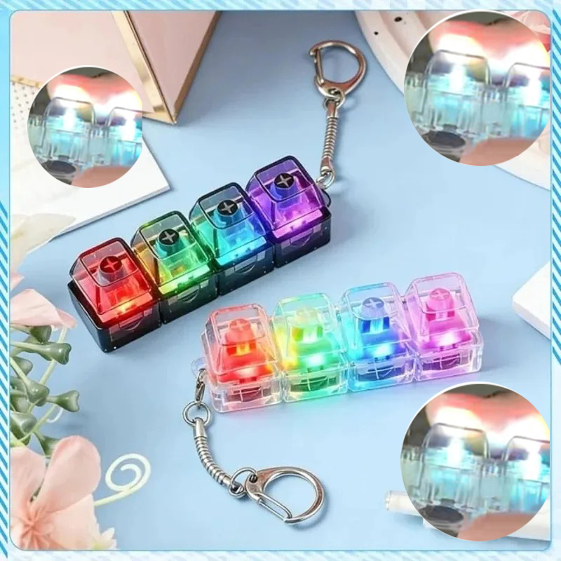 LED Keyboard Keychain ///Fidge - Electronics Gadgets For Kids 评论和价格