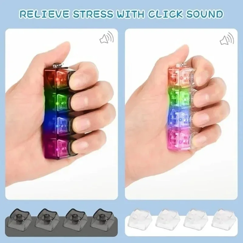 LED Keyboard Keychain ///Fidge - Electronics Gadgets For Kids 评论和价格