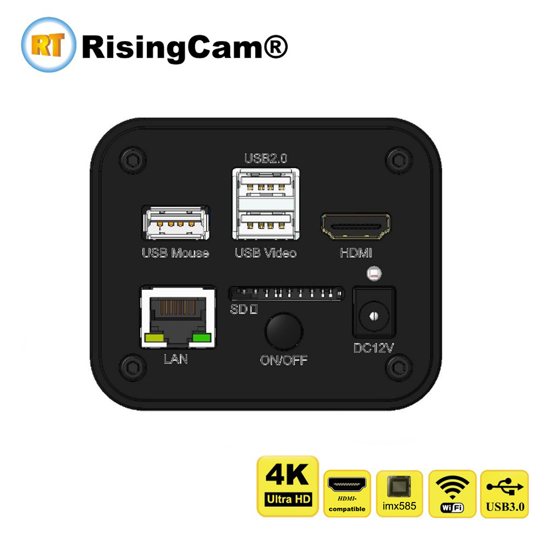 RisingCam Top 4K Ultra HD 30fp - Usb Microscope Digital 评论和价格