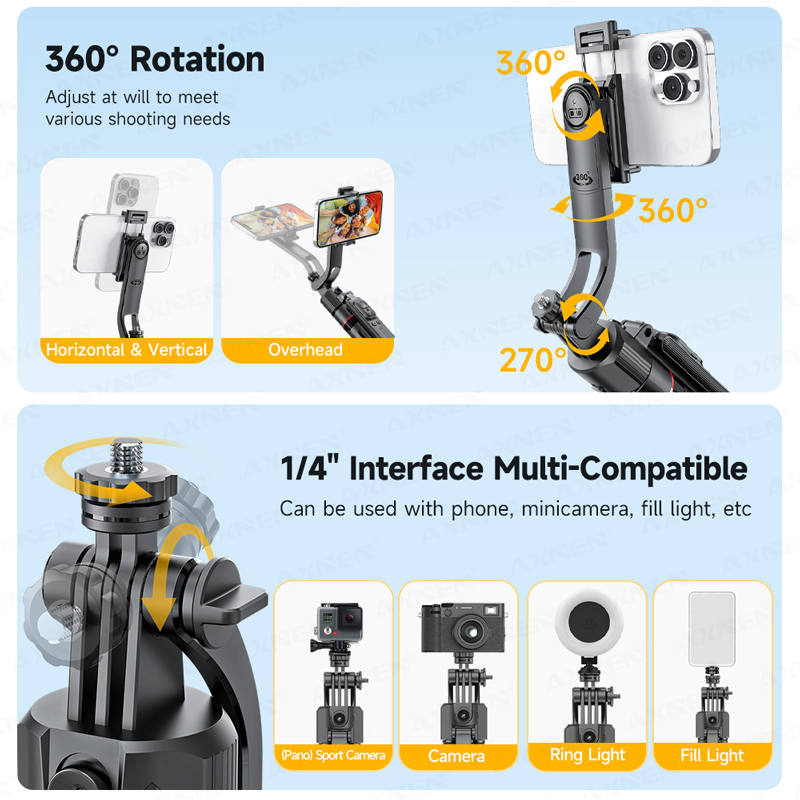 TT07 AI Face Tracking Gimbal 6 - Auto Tracking Tripod 评论和价格