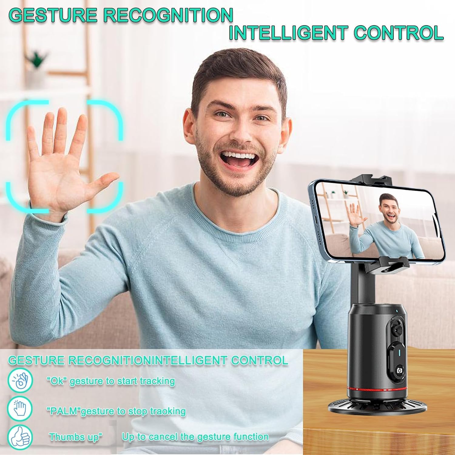 Auto Face Tracking Tripod 360° - Auto Tracking Tripod 评论和价格