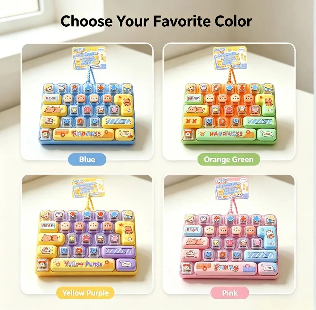 Cute Macaron 26 Keys Fidget Cl - Electronics Gadgets Bag 评论和价格