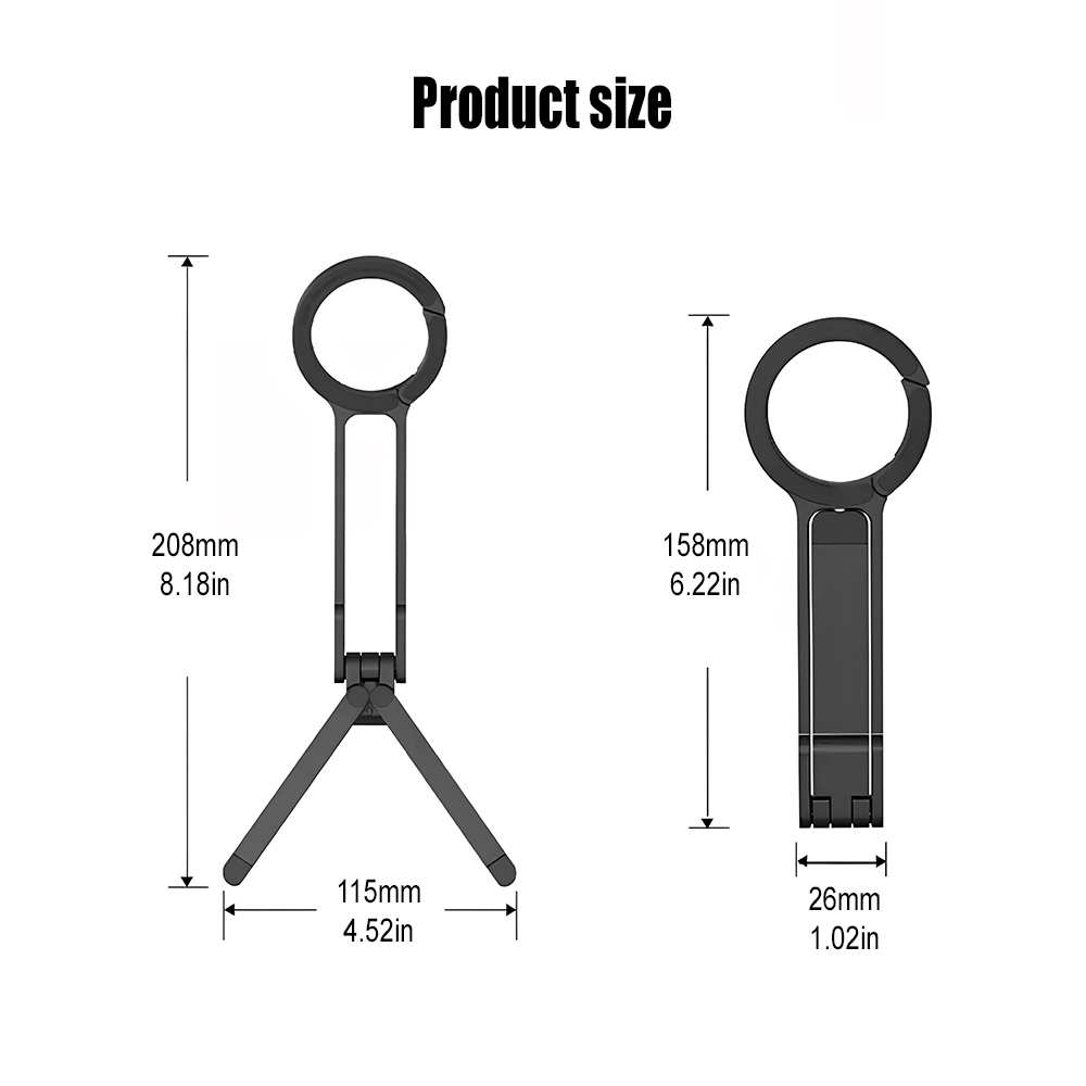 Carabiner Mobile Phone Tripod  - Auto Tracking Tripod 评论和价格