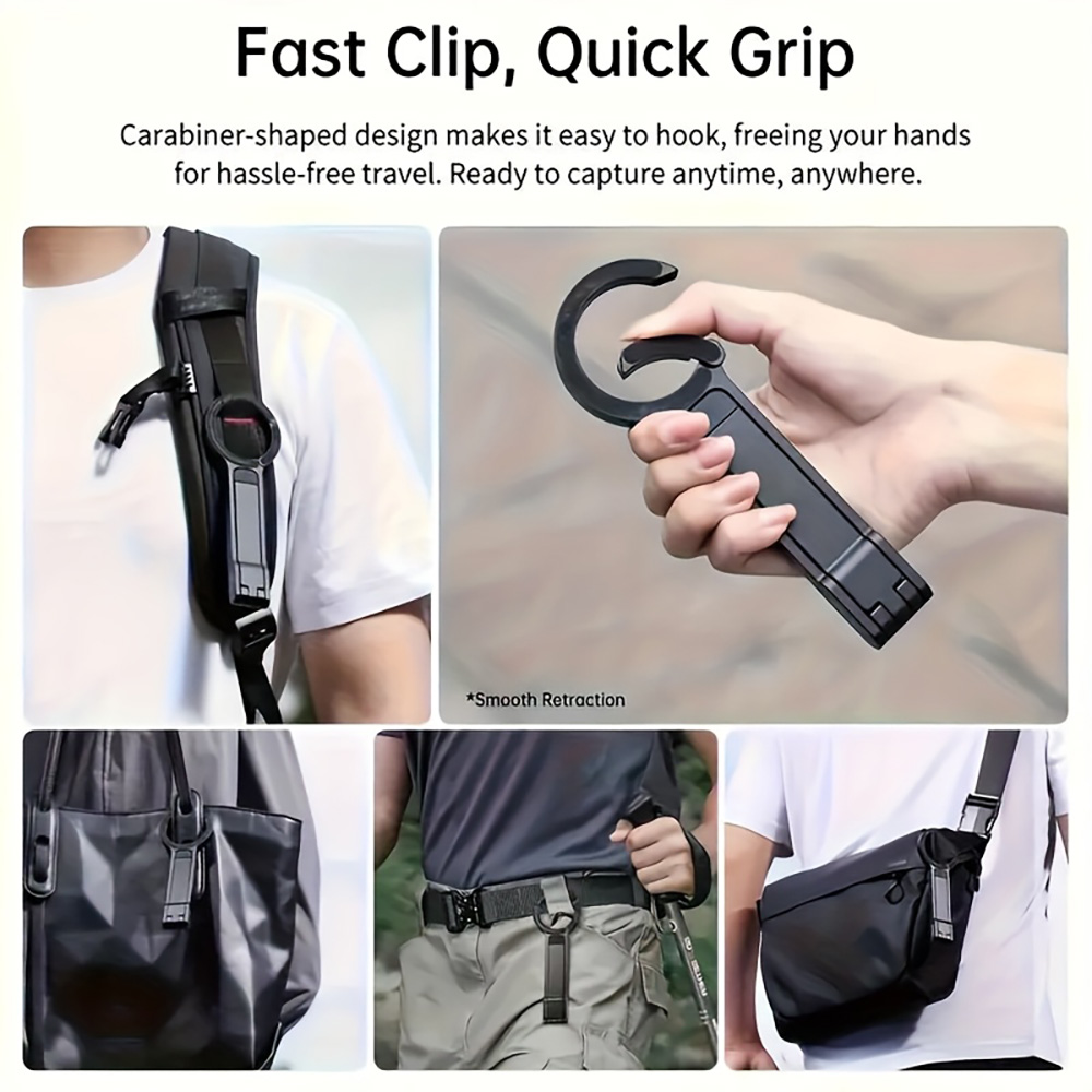 Carabiner Mobile Phone Tripod  - Auto Tracking Tripod 评论和价格