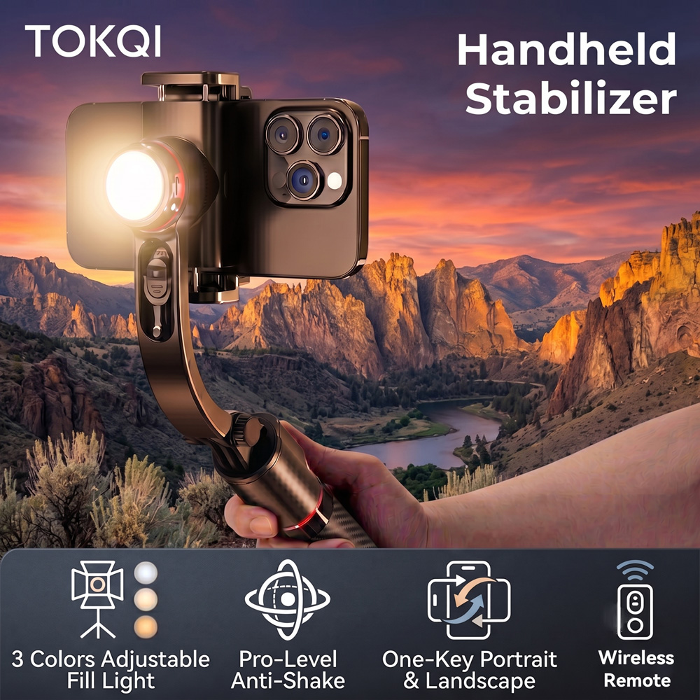TOKQI Gimbal Stabilizer Anti-S - Auto Tracking Tripod 评论和价格