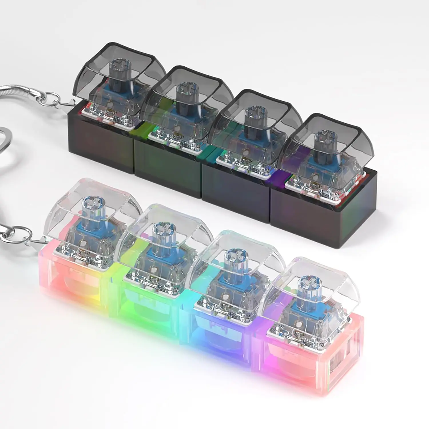 LED Keyboard Keychain Fidget T - Electronics Gadgets For Kids 评论和价格
