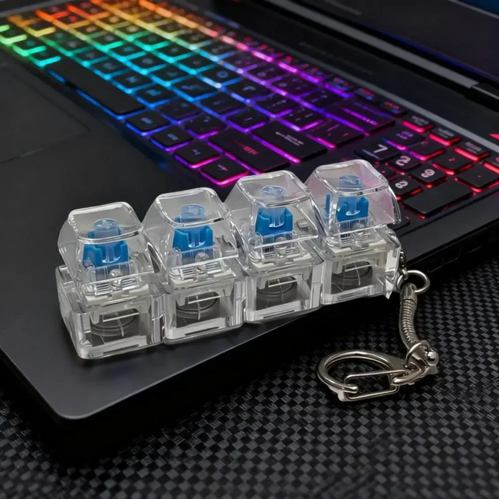 LED Keyboard Keychain Fidget T - Electronics Gadgets For Kids 评论和价格