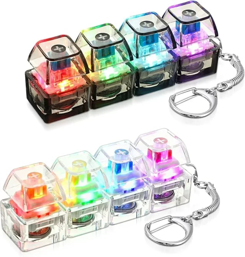 LED Keyboard Keychain Fidget T - Electronics Gadgets For Kids 评论和价格