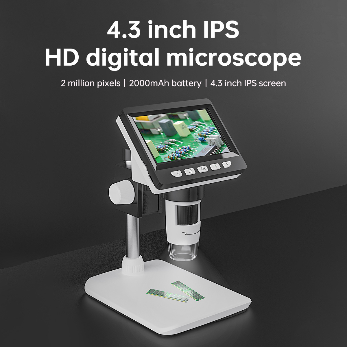 4.3-Inch Portable Electronic D - Usb Microscope Digital 评论和价格