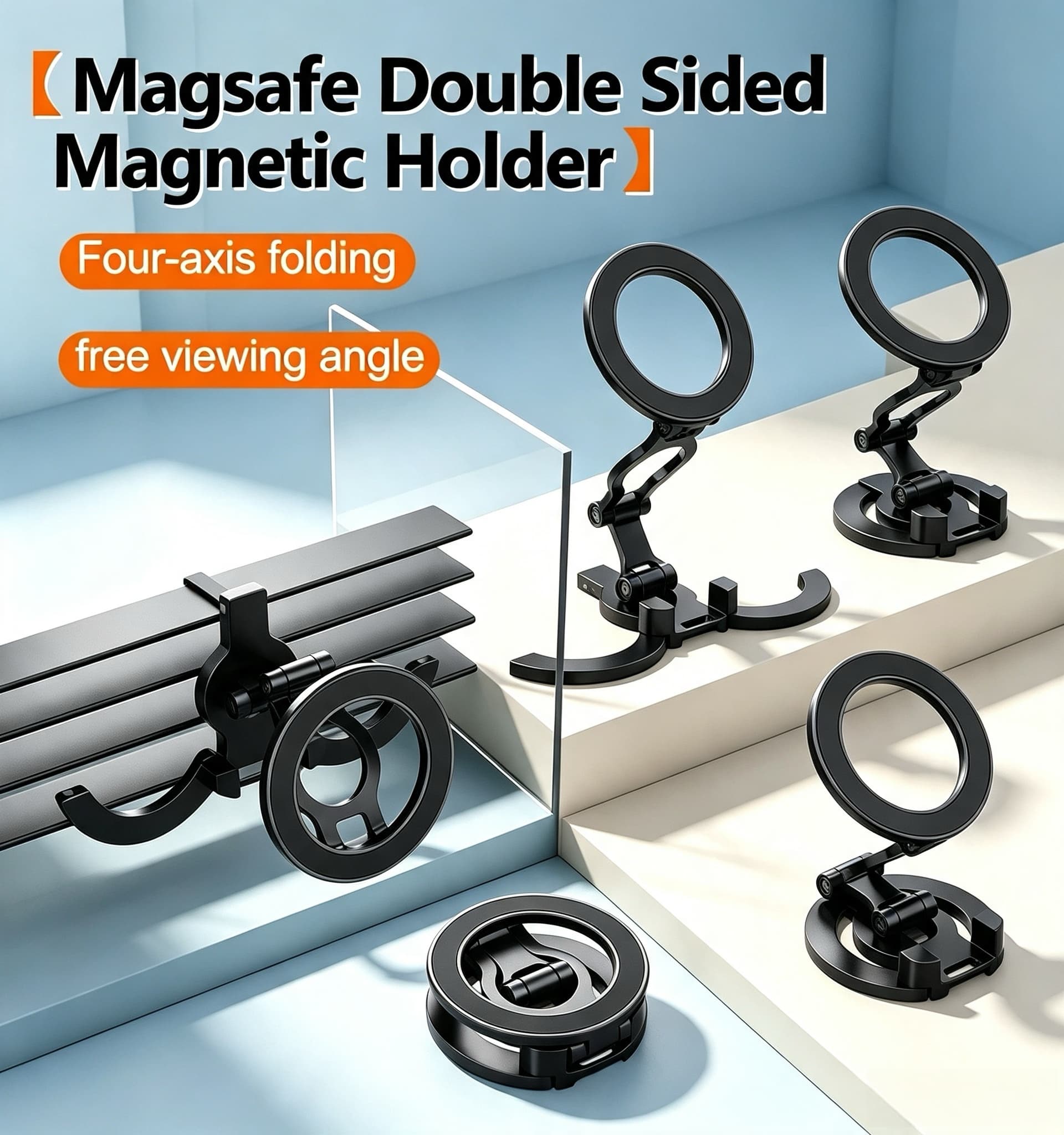 Double-Sided Magsafe Phone Sta - Auto Tracking Tripod 评论和价格