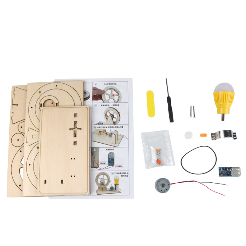 Wooden Hand Generator Kids Sci - Electronics Gadgets For Kids 评论和价格