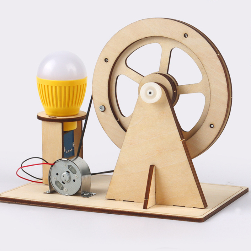 Wooden Hand Generator Kids Sci - Electronics Gadgets For Kids 评论和价格
