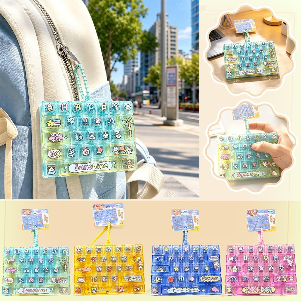26 Key Fidget Button Keychain  - Electronics Gadgets Bag 评论和价格