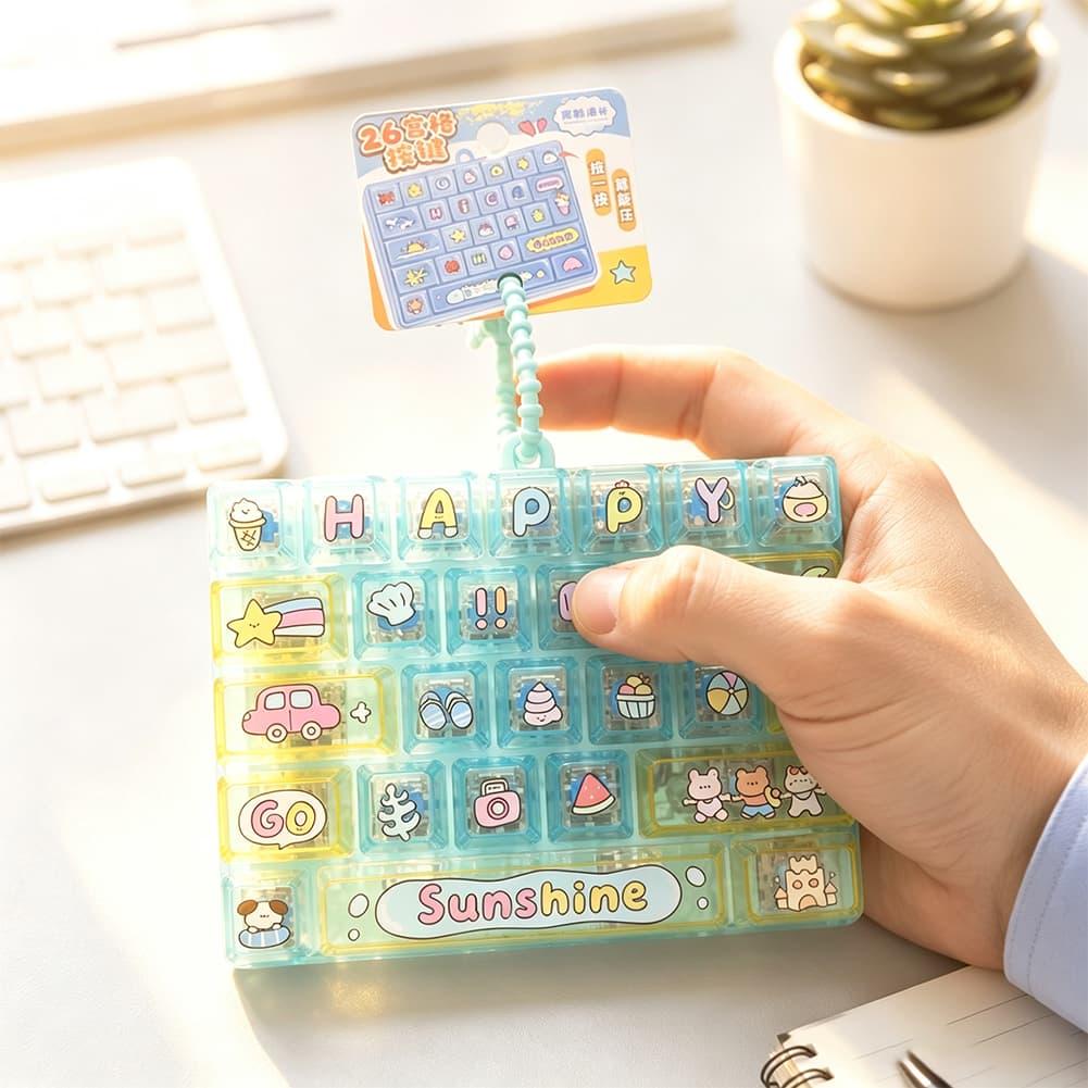 26 Key Fidget Button Keychain  - Electronics Gadgets Bag 评论和价格