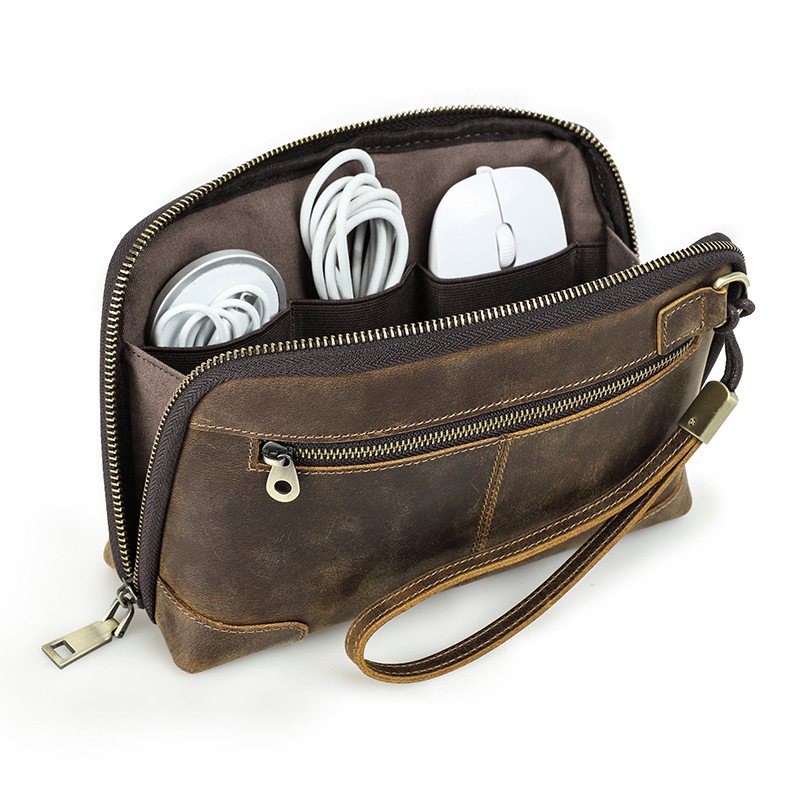 Genuine Leather Tech Pouch Mul - Electronics Gadgets In China 评论和价格