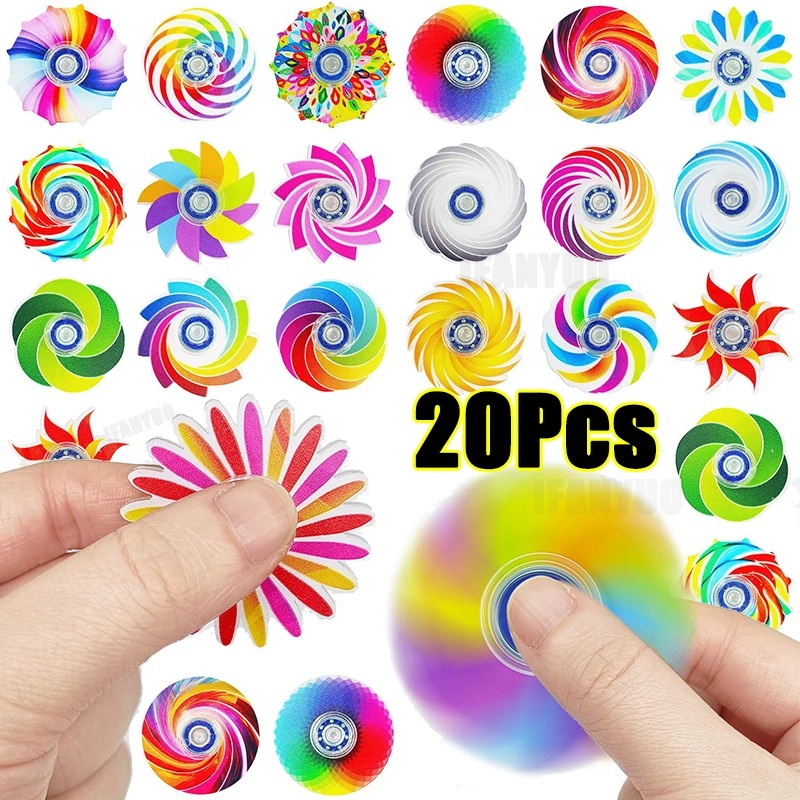 5-20Pcs Mini Ranbow Fidget Spi - Electronics Gadgets Bag 评论和价格