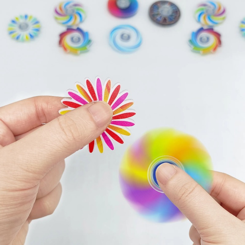 5-20Pcs Mini Ranbow Fidget Spi - Electronics Gadgets Bag 评论和价格