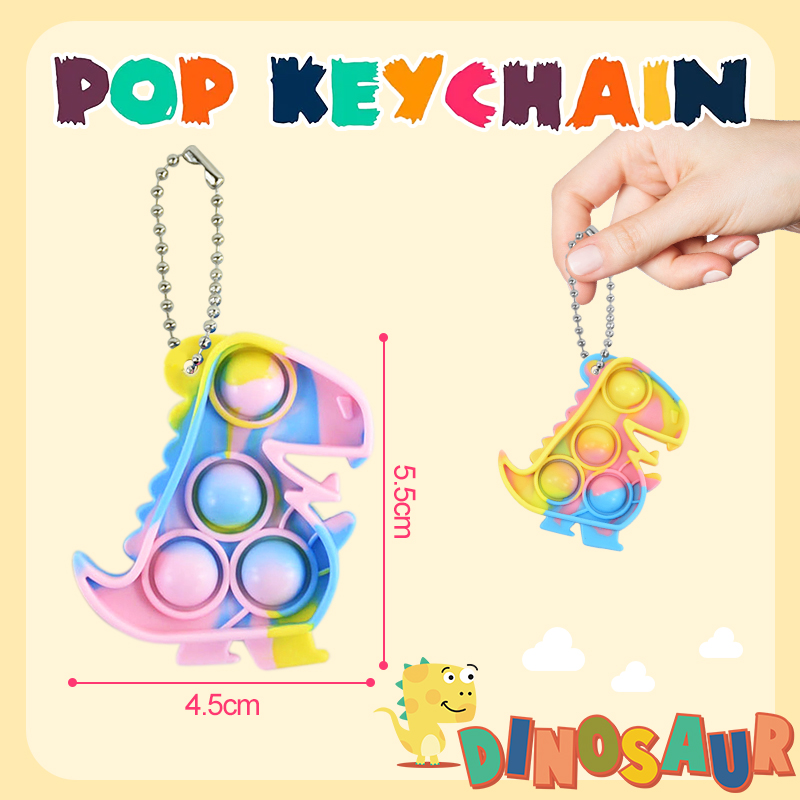 10/20pcs Mini Dinosaur Pop Key - Electronics Gadgets Bag 评论和价格