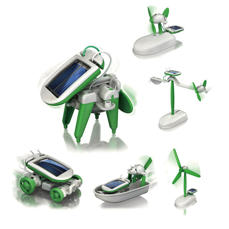 6-In-1 Solar-Power Robot Kit A - Electronics Gadgets For Kids 评论和价格